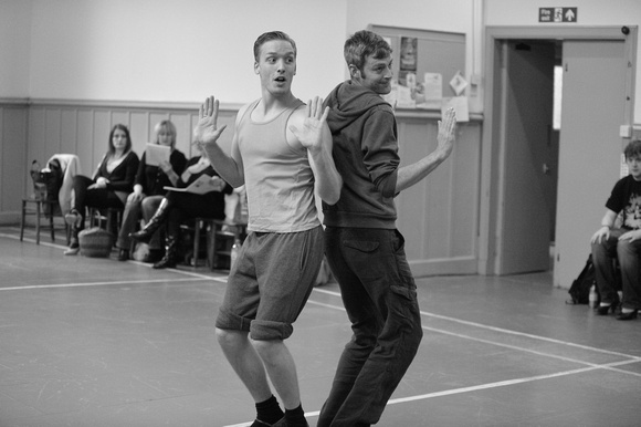 La Cage Rehearsal B&W--16